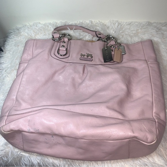 Coach Leather Brook Shoulder Handbag Lavender  A0973-13582 - Picture 10 of 10